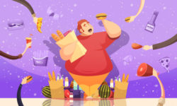 ilustración obesidad.